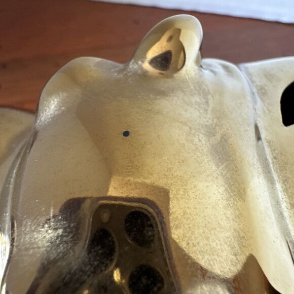 Gold & Shiny Ceramic House Hippo - Picture 12 of 12